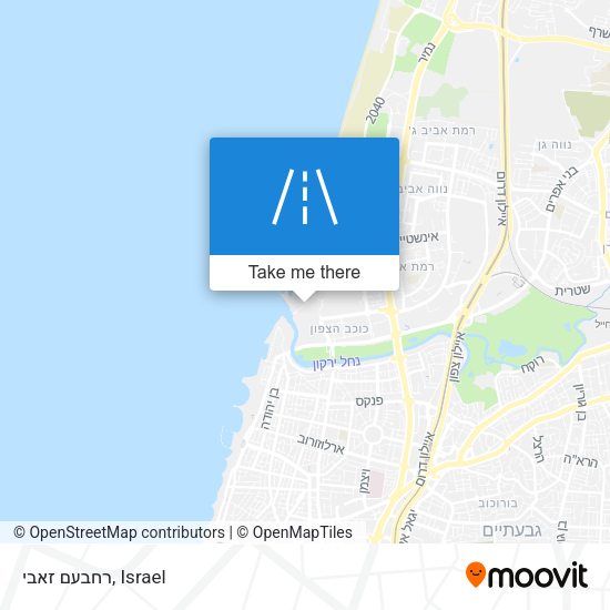 רחבעם זאבי map