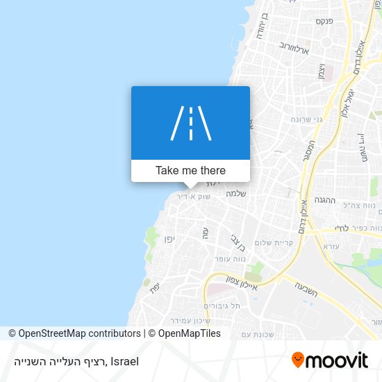 רציף העלייה השנייה map