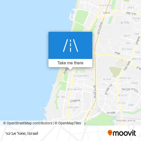 שאול אביגור map