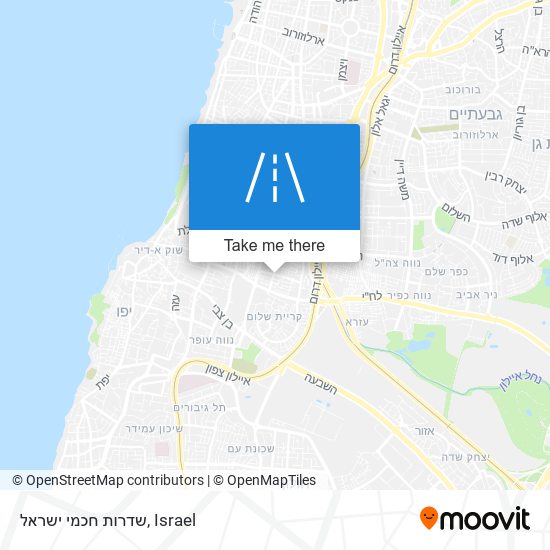 שדרות חכמי ישראל map