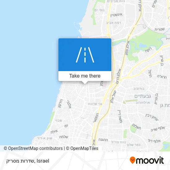 Карта שדרות מסריק