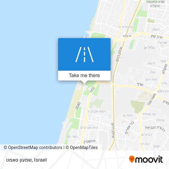 שמעון סאמט map