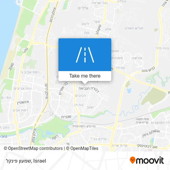 Карта שמעון פינקל