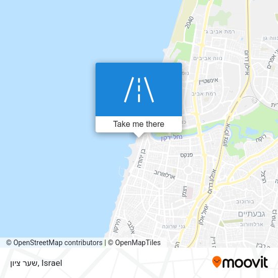 שער ציון map