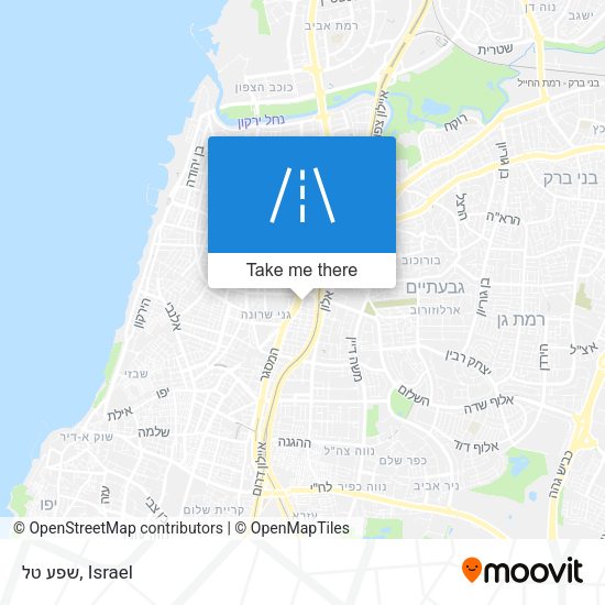 שפע טל map