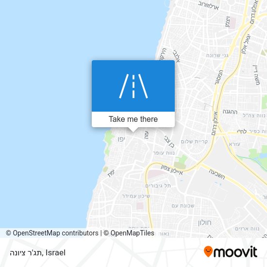 תג'ר ציונה map