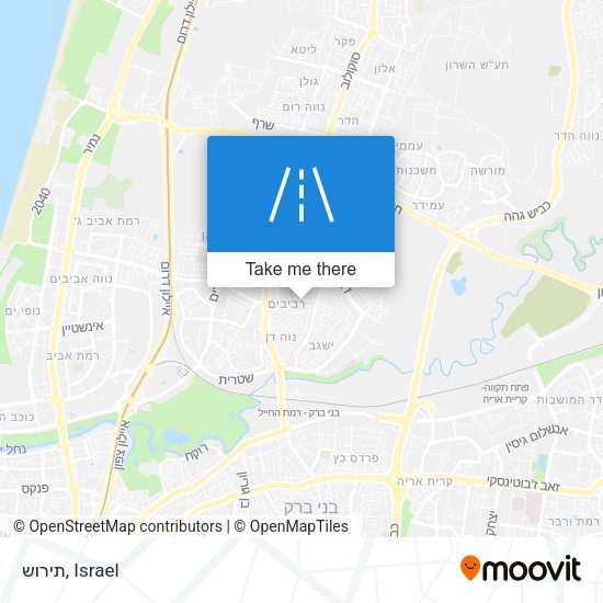 תירוש map