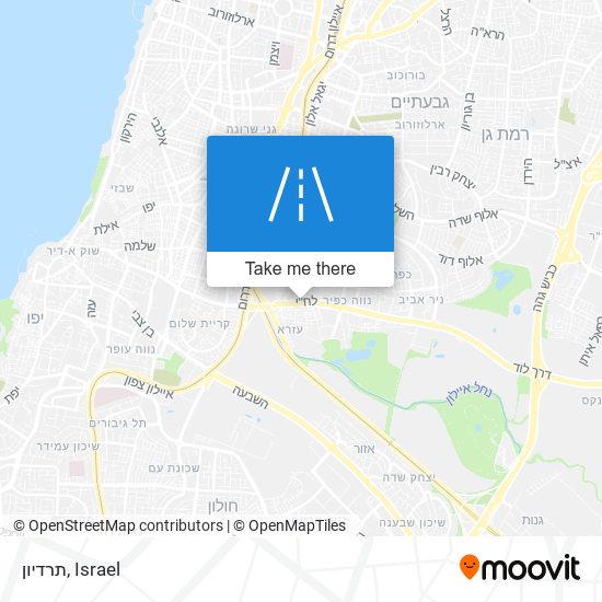 תרדיון map