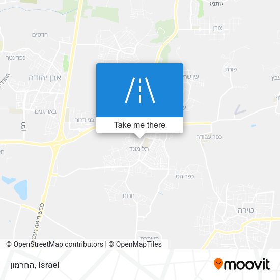 החרמון map