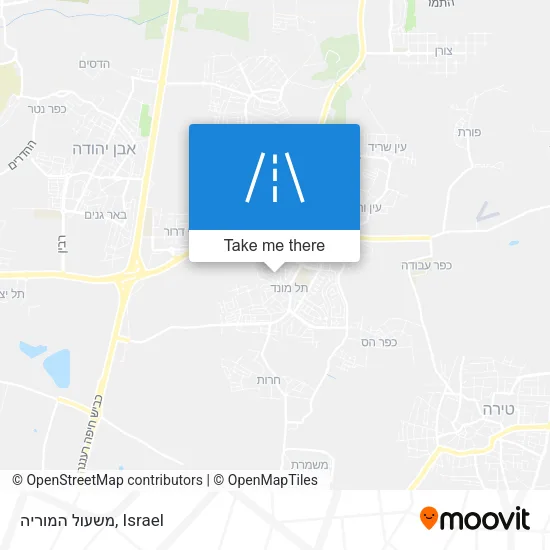 Карта משעול המוריה