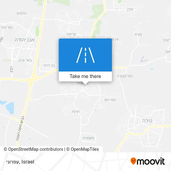 Карта עפרוני
