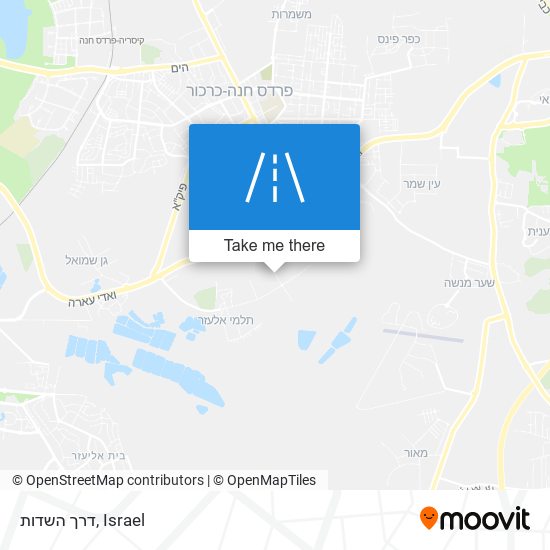 דרך השדות map