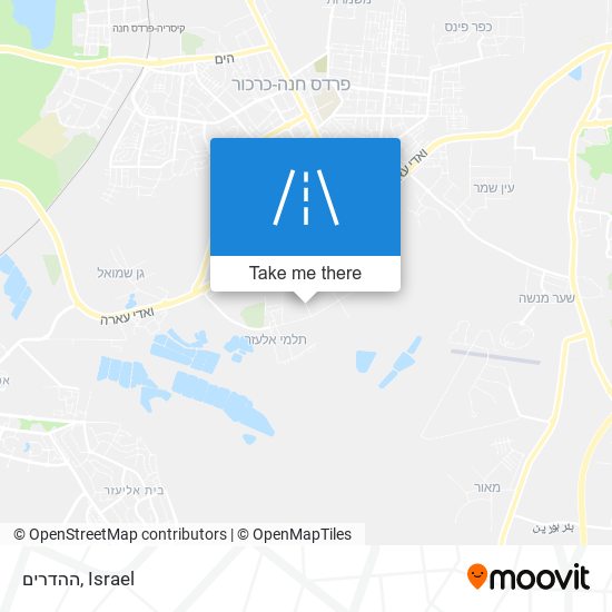 ההדרים map