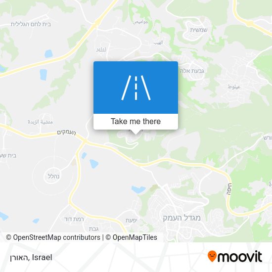 האורן map