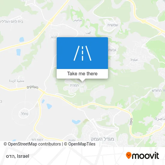 הדס map