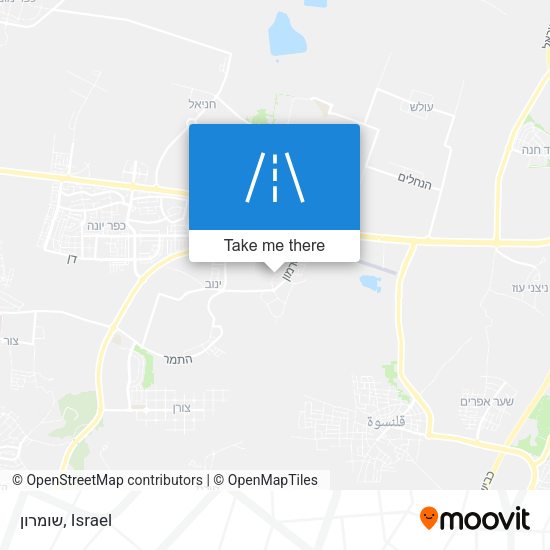Карта שומרון