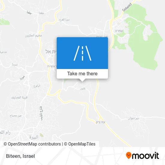 Biteen map