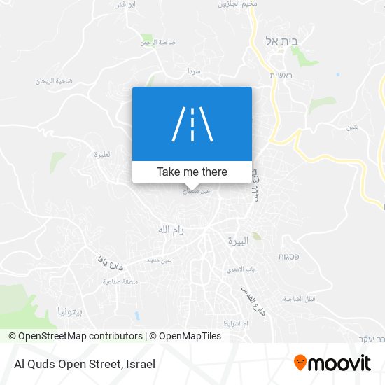 Al Quds Open Street map