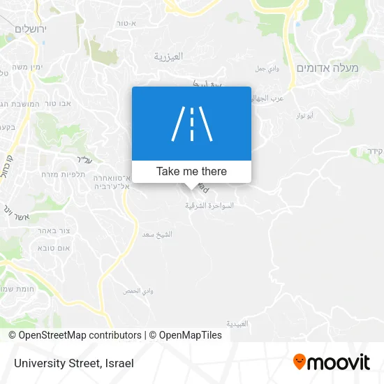 University Street map