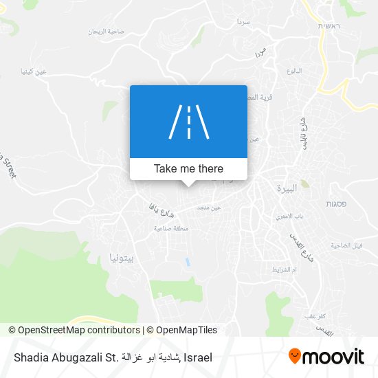 Shadia Abugazali St. شادية ابو غزالة map