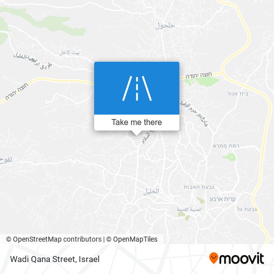 Wadi Qana Street map