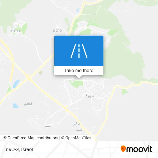 א-שאם map