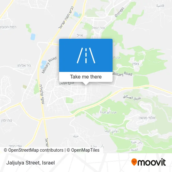 Jaljulya Street map