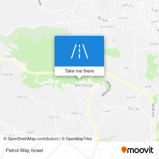 Patrol Way map