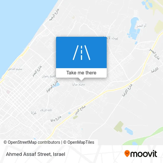 Карта Ahmed Assaf Street