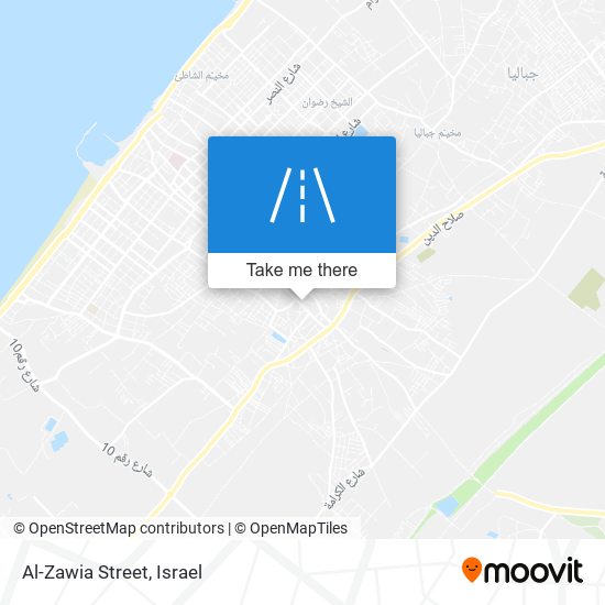 Al-Zawia Street map