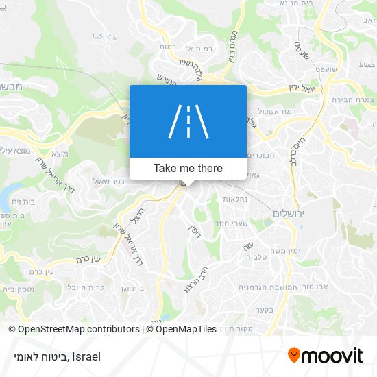 ביטוח לאומי map