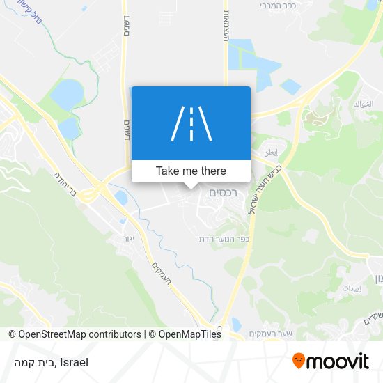 בית קמה map
