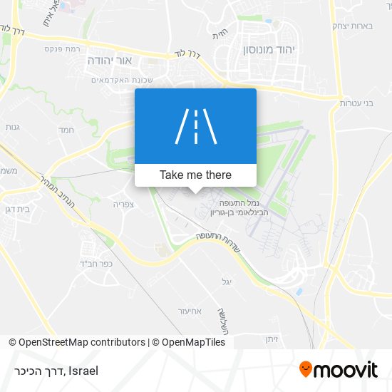 דרך הכיכר map