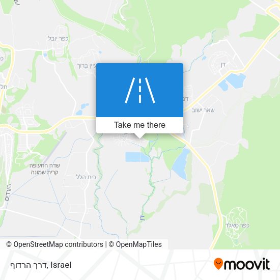 דרך הרדוף map