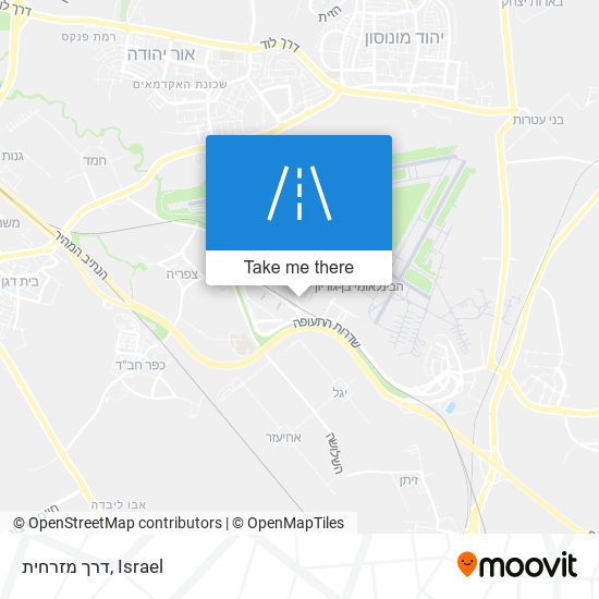 דרך מזרחית map