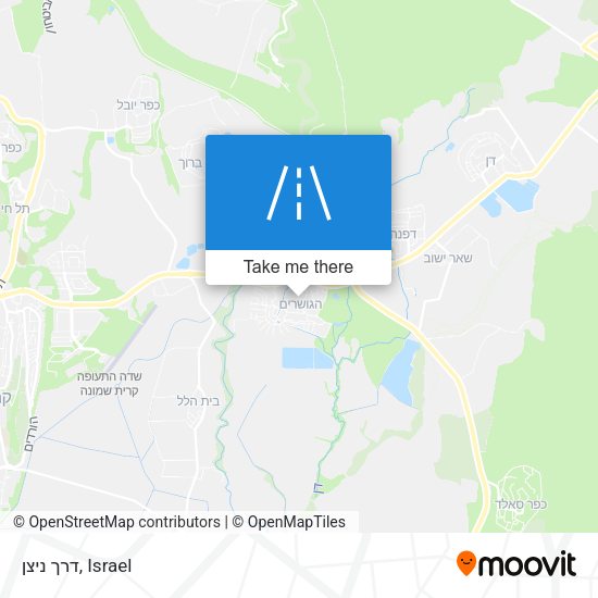 דרך ניצן map