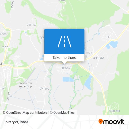דרך קורן map