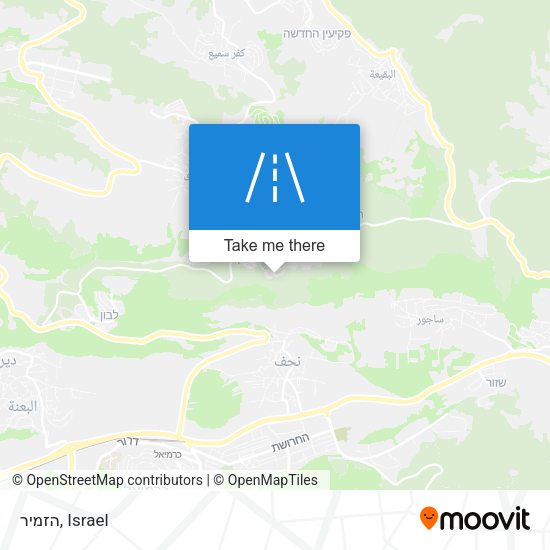 הזמיר map