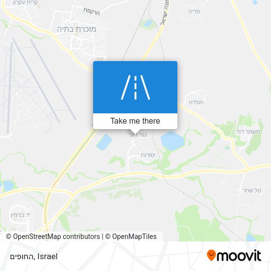 החופים map