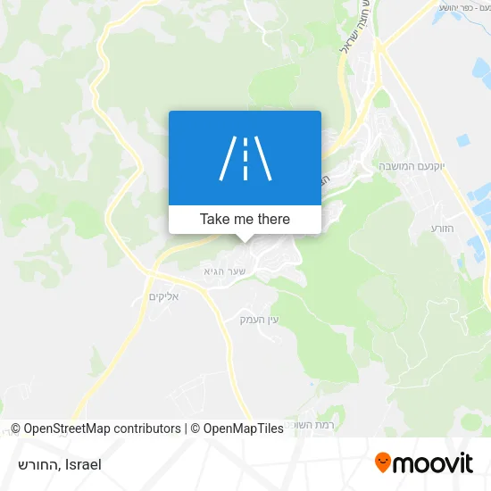 Карта החורש