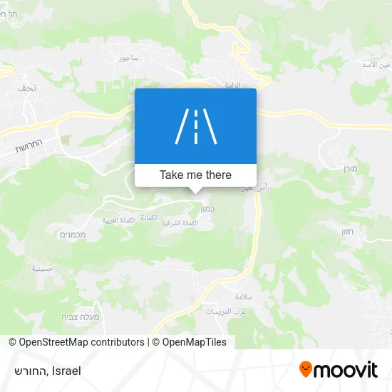 Карта החורש