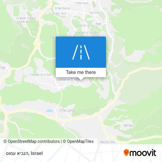 הנביא עמוס map