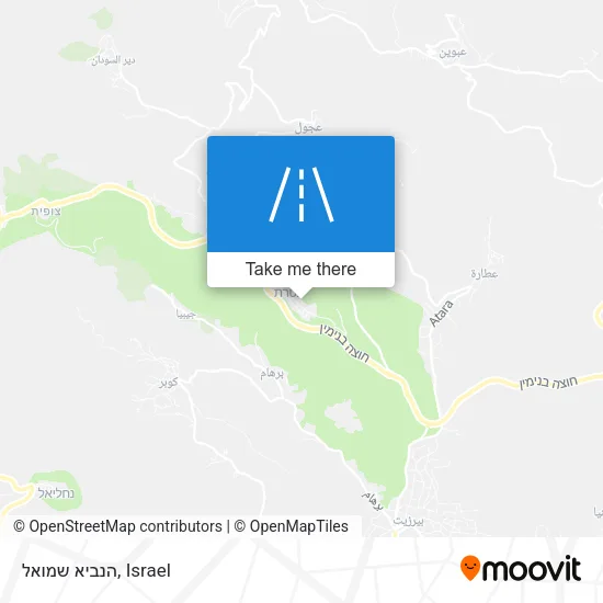 הנביא שמואל map
