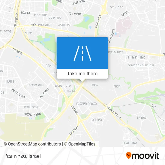 Карта גשר היובל
