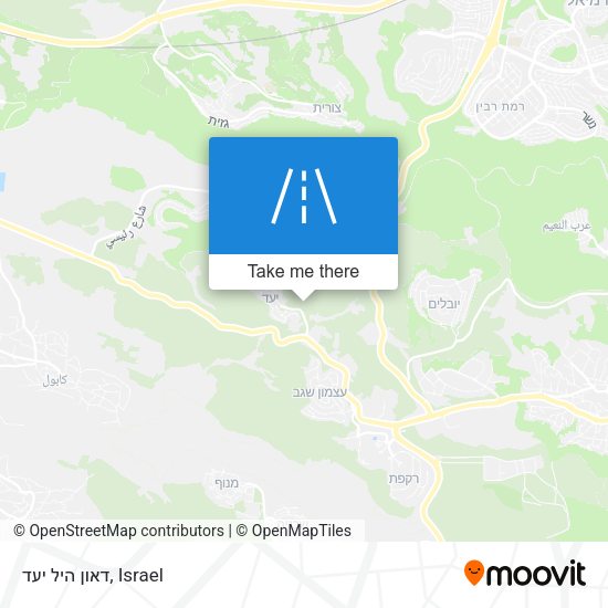 דאון היל יעד map
