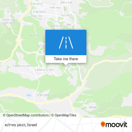 הגאון מווילנא map