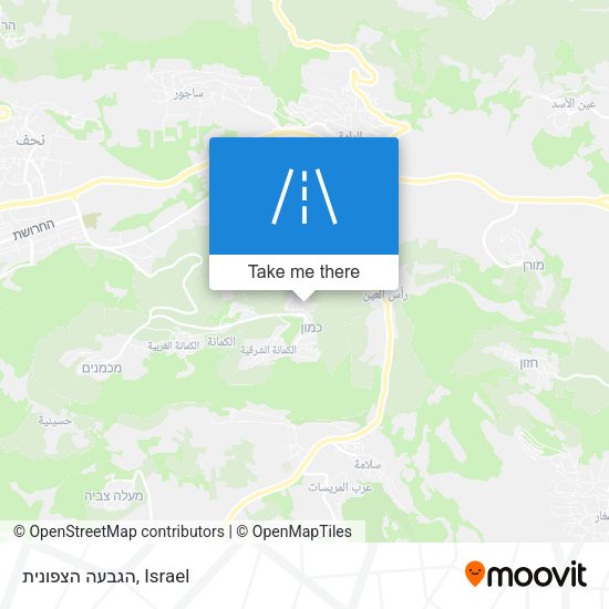הגבעה הצפונית map