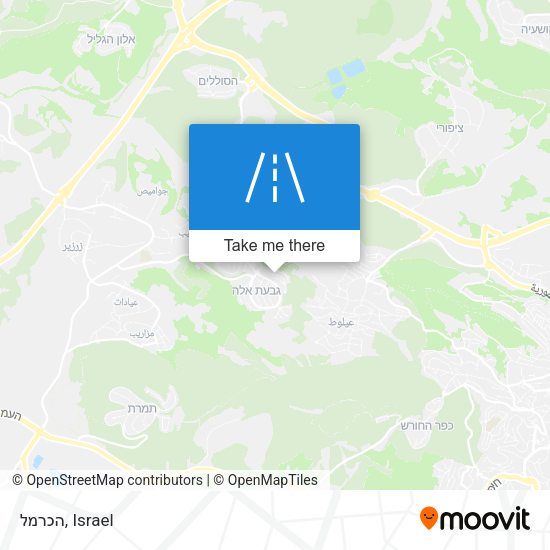 הכרמל map