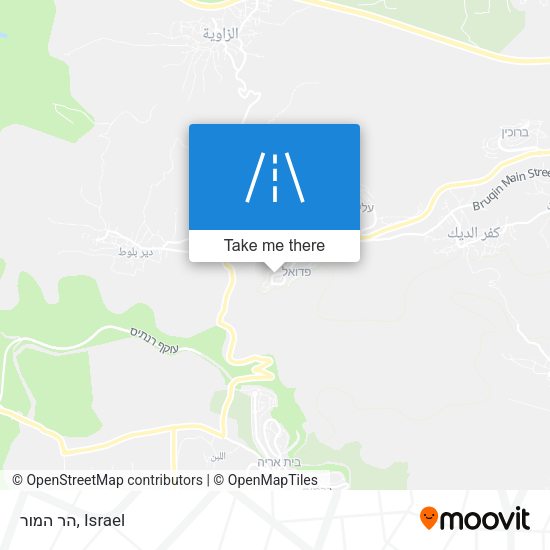 Карта הר המור