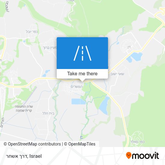 דרך אשחר map